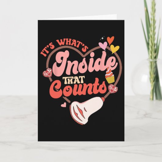 Valentine Sonographie-Techniker  Karte (Vorderseite)