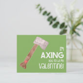 Valentine Spaß Postkarte (Stehend Vorderseite)