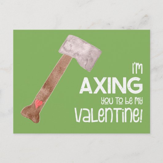 Valentine Spaß Postkarte (Vorderseite)