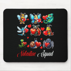 Valentine Squad Insekten Biene Schmetterling Marie Mousepad