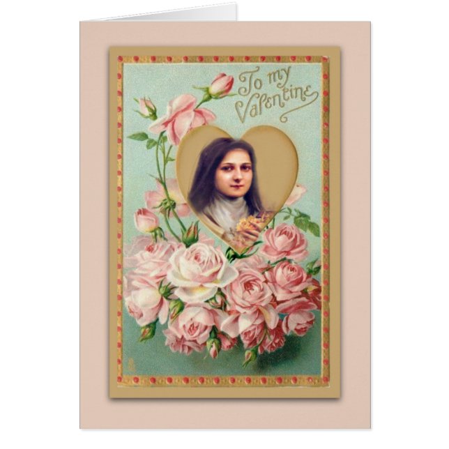 Valentine St. Therese Katholic Religious Nun (Vorne)