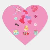 "VALENTINE" STICKERS (Vorderseite)