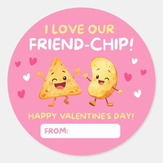 Valentine Stickers Printable for Kids (Vorderseite)