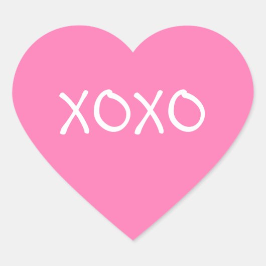 Valentine Stickers XOXO (Vorderseite)