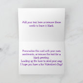 Valentine-Straßen-12x18 Gruß-Karte Feiertagskarte (Innenseite)