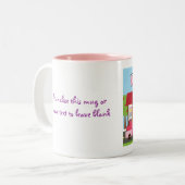 Valentine-Straßen-personalisierte Tasse (Vorderseite Links)