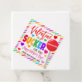 Valentine Sucker Geschenktafel Geschenkanhänger (Beispiel)