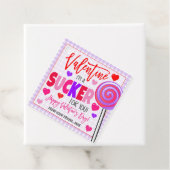Valentine Sucker Geschenktafel Geschenkanhänger (Beispiel)