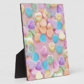 Valentine Süßwarenherzen Fotoplatte (Seite)