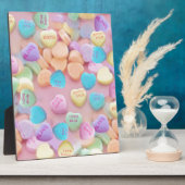 Valentine Süßwarenherzen Fotoplatte (Seite)