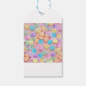 Valentine Süßwarenherzen Geschenkanhänger (Vorderseite)