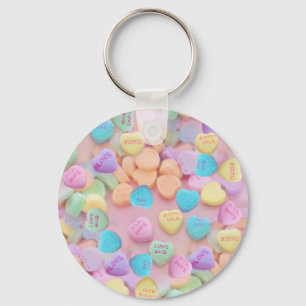 Valentine Süßwarenherzen Schlüsselanhänger
