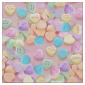 Valentine Süßwarenstoffe Stoff (Nahaufnahme)