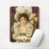 Valentine Sweet woman in extravaganter Kleidung CC Mousepad (Mit Mouse)