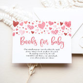 Valentine Sweetheart Baby Showbücher für Baby Begleitkarte
