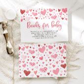 Valentine Sweetheart Baby Showbücher für Baby Begleitkarte