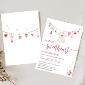 Valentine Sweetheart Babydusche Einladung