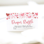 Valentine Sweetheart Babydusche Windelwindeln Begleitkarte