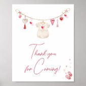 Valentine Sweetheart Danke, dass Sie gekommen sind Poster (Vorne)