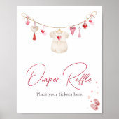 Valentine Sweetheart Diaper Raffle Poster (Vorne)