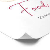 Valentine Sweetheart Food Poster (Ecke)