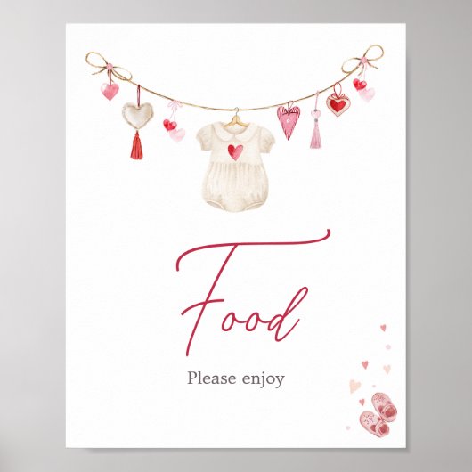 Valentine Sweetheart Food Poster (Vorne)