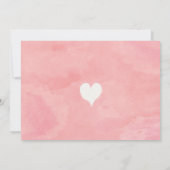 Valentine Sweetheart Geburtstag Einladung jedes Al (Rückseite)