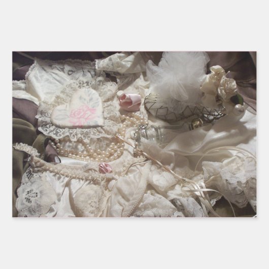 Valentine Sweetheart Geschenkpapier Set (Vorderseite)