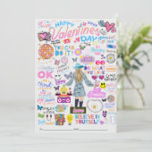 VALENTINE SWIFT-INSPIRIERTE KARTE (Stehend Vorderseite)