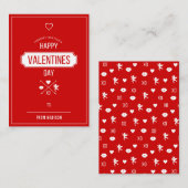 Valentine Symbols Klasse Valentine Karte 100pk (Vorne/Hinten)