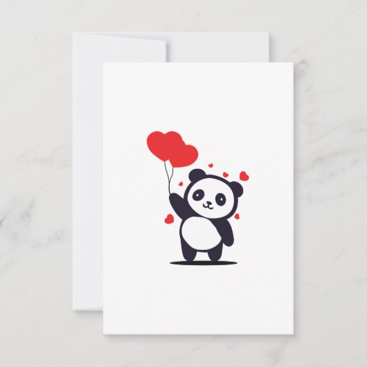 Valentine Taddy RSVP Karte (Vorderseite)