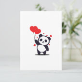 Valentine Taddy RSVP Karte (Stehend Vorderseite)