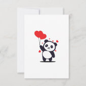 Valentine Taddy RSVP Karte (Rückseite)