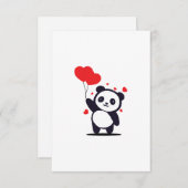 Valentine Taddy RSVP Karte (Vorne/Hinten)