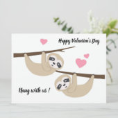 Valentine-Tagesdecke Feiertagskarte (Stehend Vorderseite)