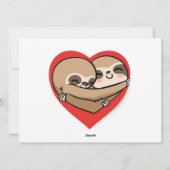 Valentine-Tagesdecke Feiertagskarte (Rückseite)