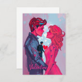 Valentine-Tageskarte (Vorne/Hinten)