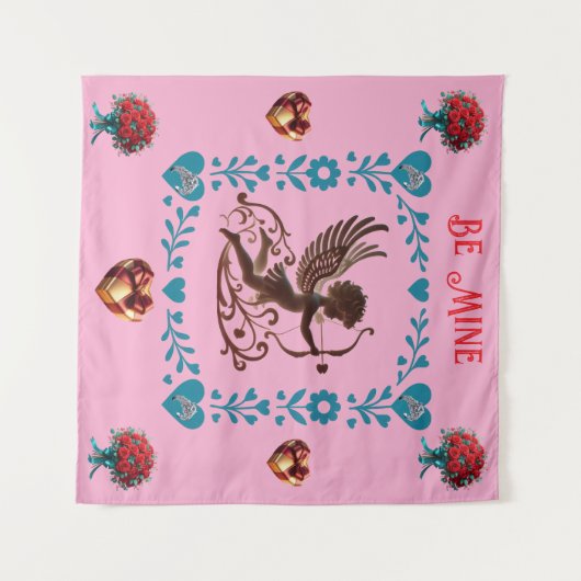 Valentine Tapestry Wandteppich (Vorderseite (Horizontal))