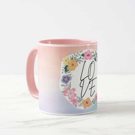 Valentine Tasse für Liebhaber (Vorderseite Links)