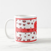 Valentine-Tasse (geheimer Kumpel) Kaffeetasse (Links)