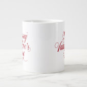 Valentine Tasse Glücklicher Valentinstag (Vorderseite)