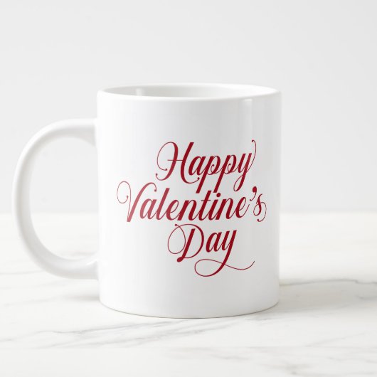 Valentine Tasse Glücklicher Valentinstag (Links)