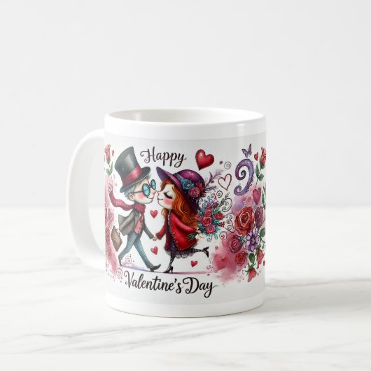 Valentine-Tasse Kaffeetasse (Vorderseite Links)