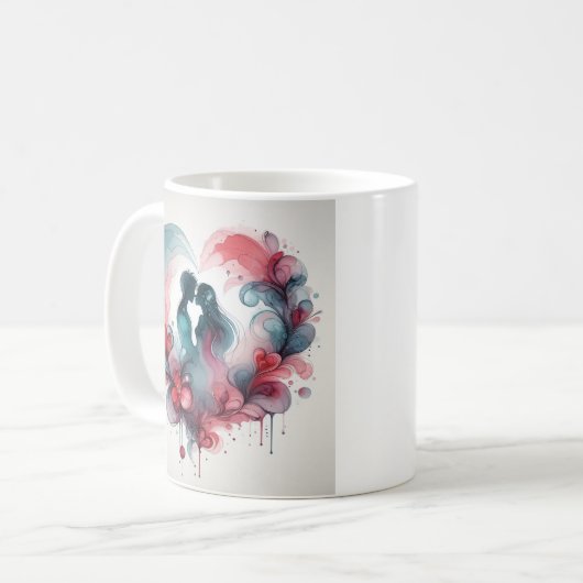 Valentine-Tasse Kaffeetasse (Vorderseite Links)