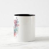 Valentine-Tasse Zweifarbige Tasse (Mittel)