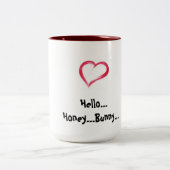 Valentine-Tasse Zweifarbige Tasse (Mittel)