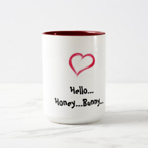 Valentine-Tasse Zweifarbige Tasse