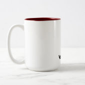 Valentine-Tasse Zweifarbige Tasse (Links)