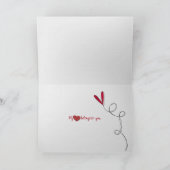 Valentine Teddy Bären am Kamin Karte (Innenseite)