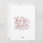 Valentine teddy bear feiertagskarte (Rückseite)